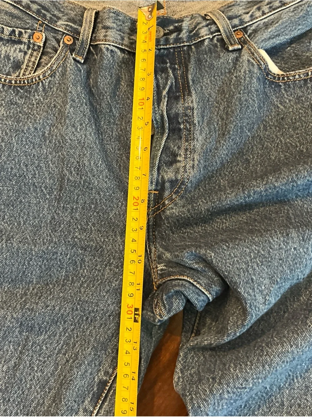 Classic Blue Men's Straight-Leg Jeans